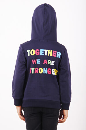 Toontoy Kız Çocuk Stronger Baskılı Sweatshirt 