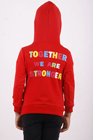 Toontoy Kız Çocuk Stronger Baskılı Sweatshirt 