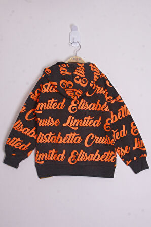 Toontoy Kız Çocuk Limited Baskılı Sweatshirt 