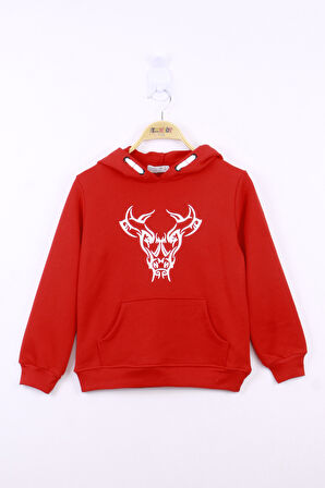 Toontoy Erkek Çocuk Boğa Baskılı Sweatshirt