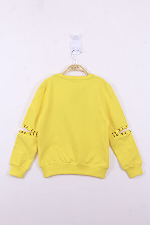 Toontoy Kız Çocuk Perfect Taş İşlemeli Sweatshirt 
