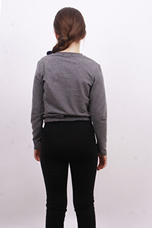 Toontoy Kız Çocuk Girl Baskılı Sweatshirt 