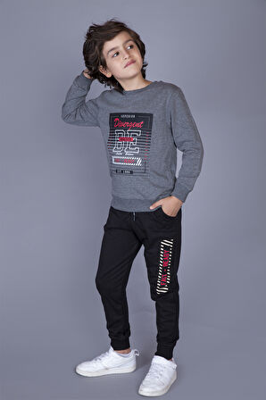 Toontoy Erkek Çocuk Realistic Baskılı Takım