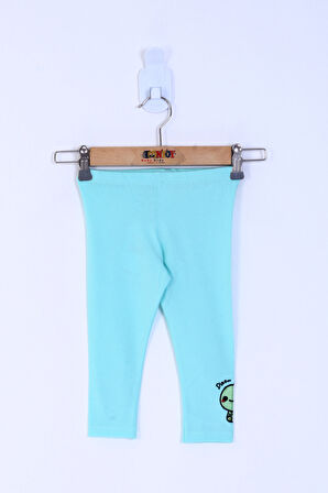 Toontoy Kız Çocuk Dino Nakışlı Tayt