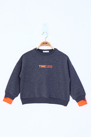 Toontoy Kız Çocuk Timeless Baskılı Sweatshirt