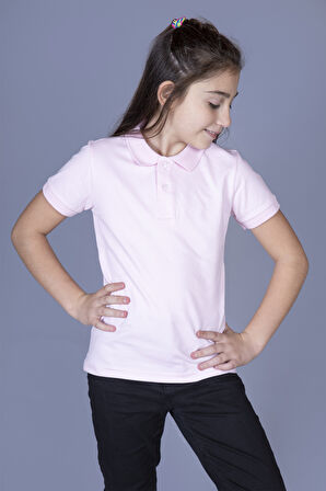Toontoy Kız Çocuk Polo Yaka Tişört