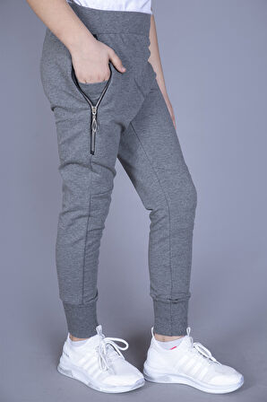 Toontoy Kız Çocuk Yanı Fermuarlı Eşofman Alt