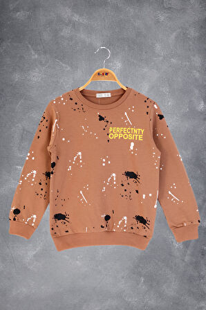 Toontoy Erkek Çocuk Baskılı Sweatshirt