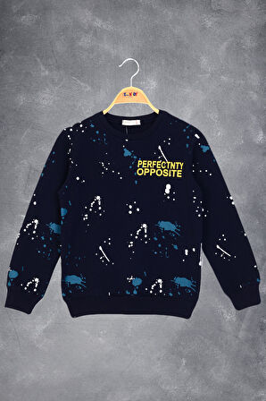 Toontoy Erkek Çocuk Baskılı Sweatshirt