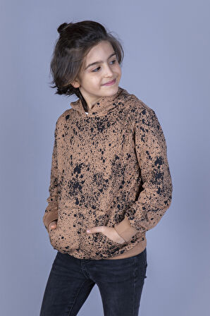 Toontoy Erkek Çocuk Püskürtme Baskılı Sweatshirt