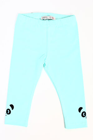 Toontoy Kız Çocuk Paçası Nakışlı Tayt