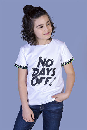 Toontoy Erkek Çocuk Baskılı Kolları Şerit Detaylı Tişört