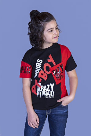 Toontoy Erkek Çocuk Garnili Cep Detaylı Tişört