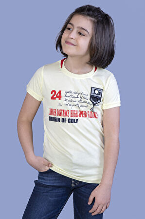 Erkek Çocuk Baskılı Arma Detaylı Tişört 