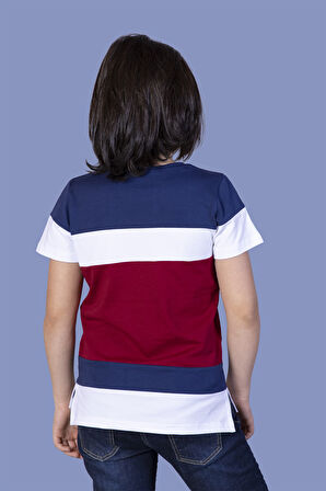 Toontoy Erkek Çocuk Garnili TNTY Nakışlı Tişört