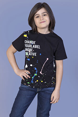 Toontoy Erkek Çocuk Püskürtme Baskılı Tişört