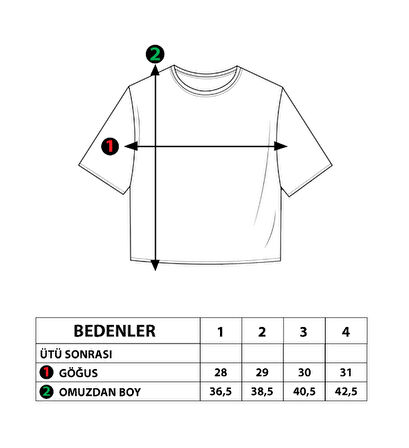 Toontoy Kız Çocuk Tavşan Baskılı Pul İşlemeli Tişört