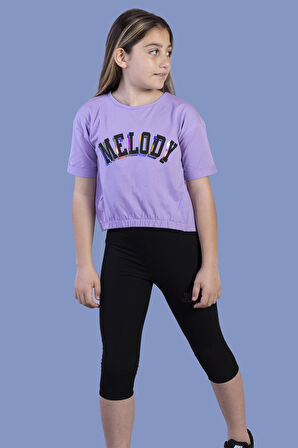 Toontoy Kız Çocuk Baskılı Takım