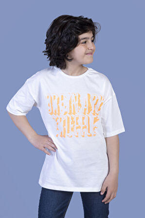 Toontoy Erkek Çocuk Yazı Baskılı Tişört