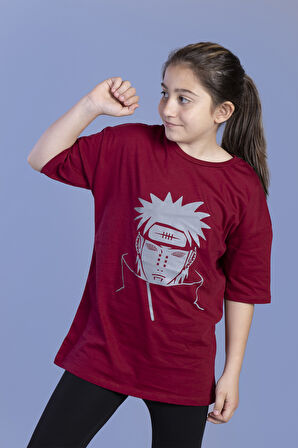 Toontoy Unisex Çocuk Reflektör Baskılı Tişört