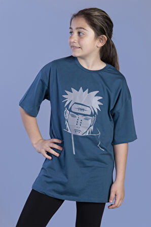 Toontoy Unisex Çocuk Reflektör Baskılı Tişört