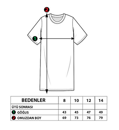 Toontoy Kız Çocuk Baskılı Yarım Kol Elbise