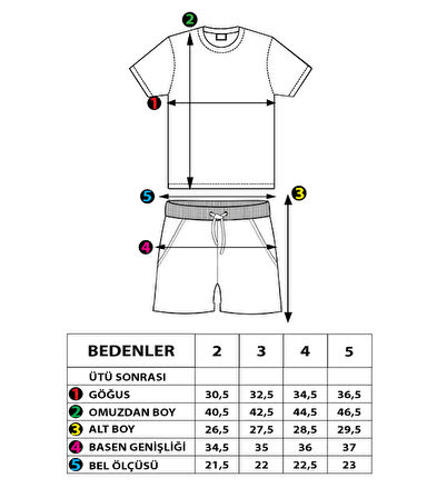 Toontoy Erkek Çocuk Balık Baskılı Şortlu Takım