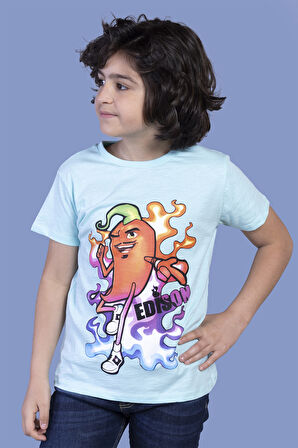 Toontoy Erkek Çocuk Acı Biber Baskılı Tişört