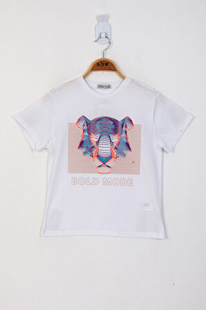 Toontoy Erkek Çocuk Kabartma Baskılı Tişört