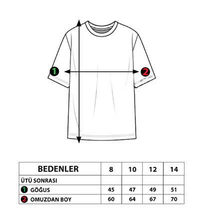 Toontoy Erkek Çocuk Komple Baskılı Tişört