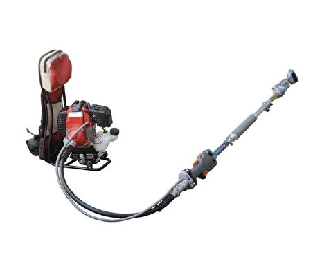 Baseh Teleskopik Kancalı Zeytin Hasat Şanzımanı Yağlı Sistem Sırt tipi Tırpan Uyumlu