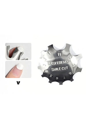 Fontenay Metal French Aparatı , Nail Art ve Manikür Aksesuarı , French Yapım Aparatı 