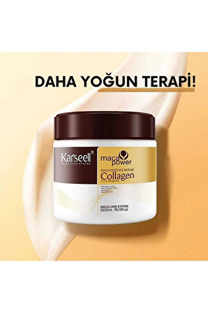 Fontenay Karsell Collagen Saç Maskesi &Proteinli 500 ml + Prof. Antistatik Karbon Tarak 036 2'Li Set