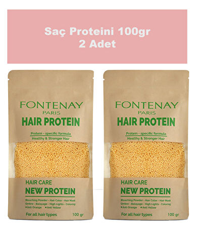 Fontenay Saç Bakım Proteini / Hair Protein Yıpranmaya Karşı Özel Ürün 100gr 2'li Set