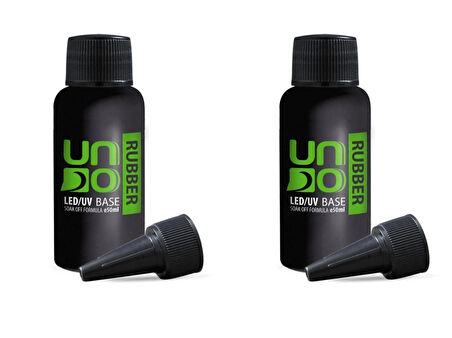 Fontenay Profesyonel Uno Rubber Base Coat 50ml 2'Li Set