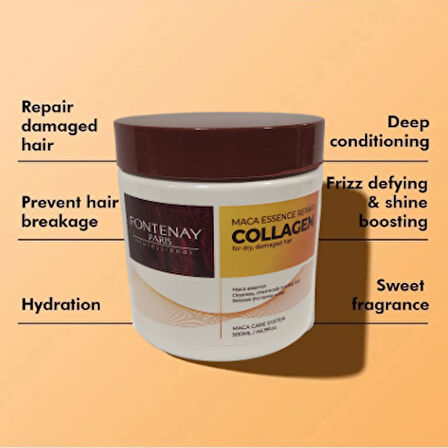 Fontenay Collagen Saç Maskesi & Buğday Proteinli 500 ml