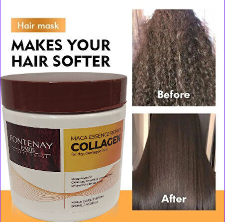 Fontenay Collagen Saç Maskesi & Buğday Proteinli 500 ml 4'Lü Set