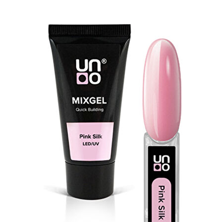 Fontenay Uno Poly Jel Pink Silk LED/UV Quick Building 30G + Protez Tırnak Tips Üst Form Jel Tips 