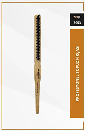 Fontenay Profesyonel Topuz Fırçası 3053 Boyasız Ahsap Vegan