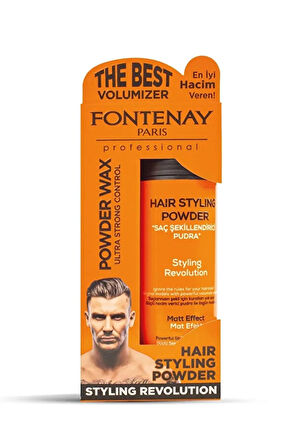 Fontenay Saç Şekillendirici Pudra Toz Wax Matt Effect 20gr + Mucizevi Saç Tarağı 2'li Set