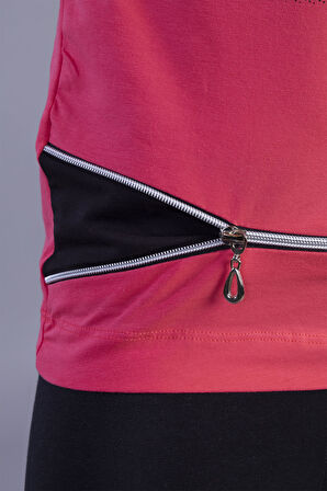 Toontoy  Kız Çocuk T-Shirt Love Varak Baskı