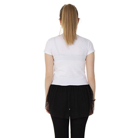 Toontoy Kız Çocuk Tişört Tüllü