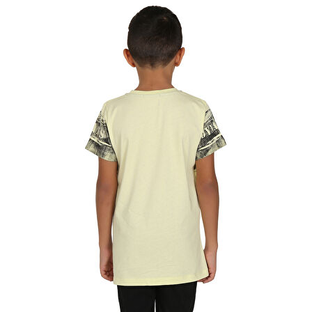 Toontoy  Erkek Çocuk T-Shirt Black Baskılı 