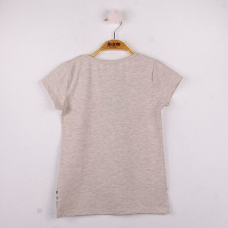 Toontoy  Kız Çocuk T-Shirt Yıldız Baskı