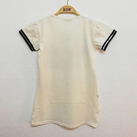 Toontoy Kız Çocuk Yes Baskılı Tişört