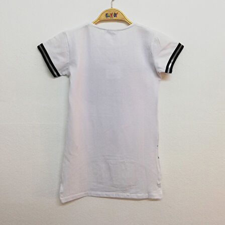 Toontoy Kız Çocuk Yes Baskılı Tişört