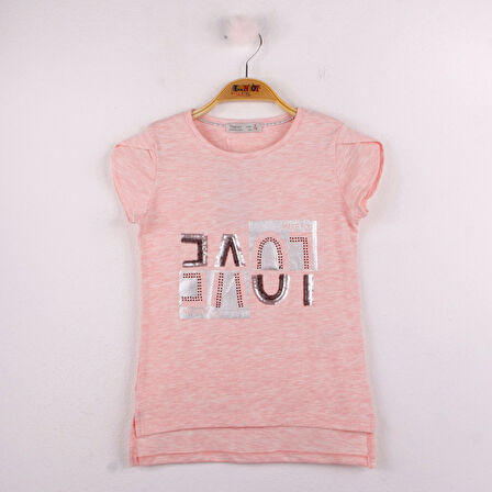 Kız Çocuk Love Baskılı Tişört