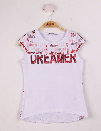 Toontoy Kız Çocuk reamer Nakışlı Tişört