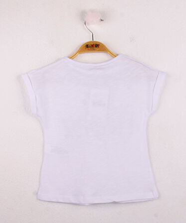 Toontoy Kız Çocuk Hope Baskılı Tişört