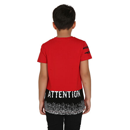 Toontoy Erkek Çocuk Tiger Nakışlı Tişört